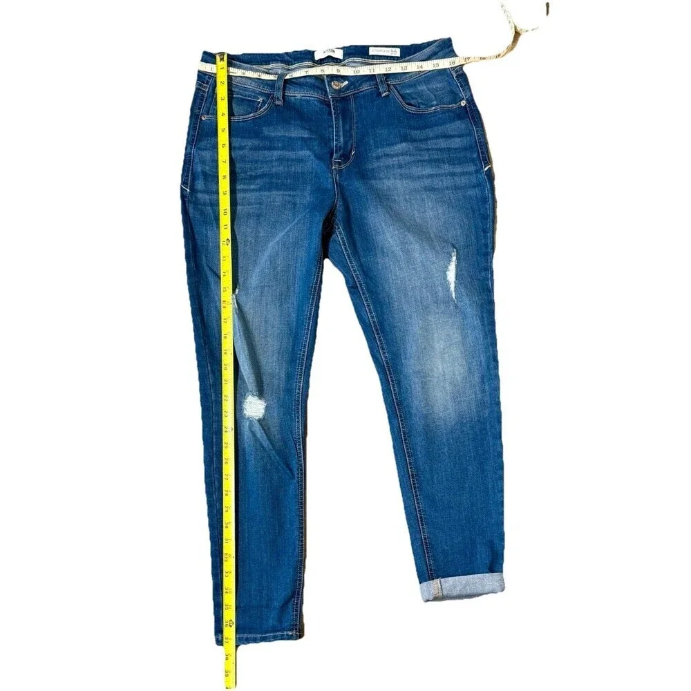 U2K Ankle Jeans Womens 10/30 Mid Rise  Stretch Denim Kensie Effortless